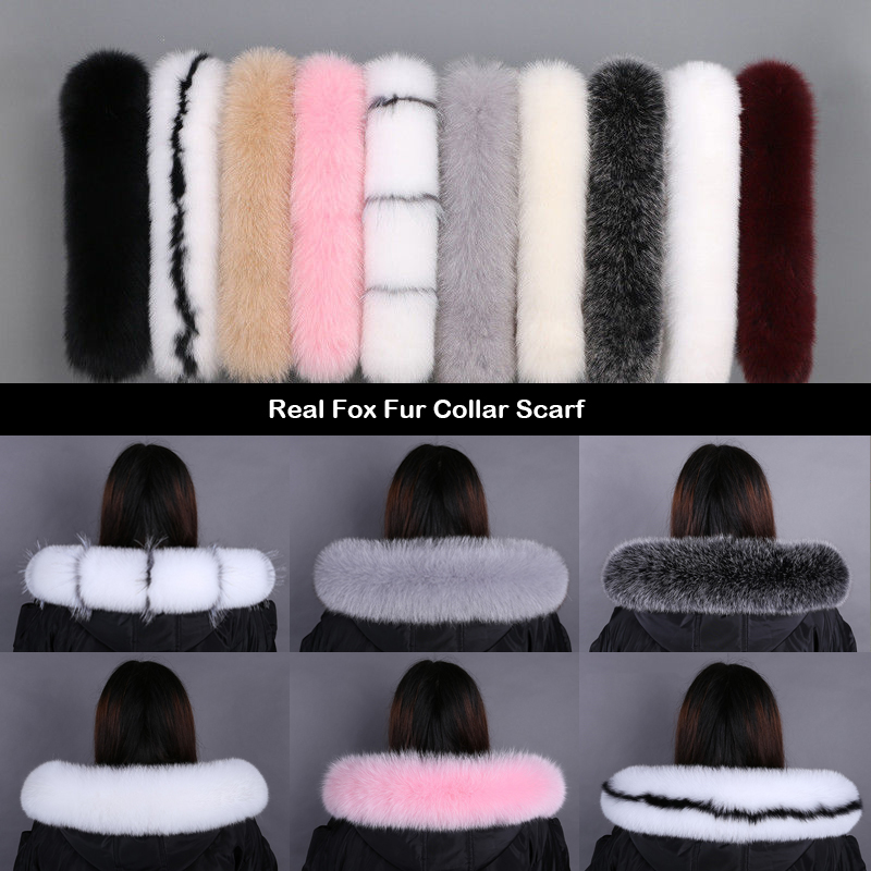Winter Clothing For Sale - Women Luxury Natural Fox Fur Scarf