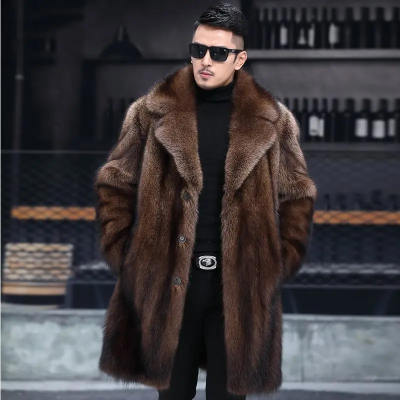 Quality Winter Clothing Jacket - Luxury Brand Men's Clothing Fur Jackets