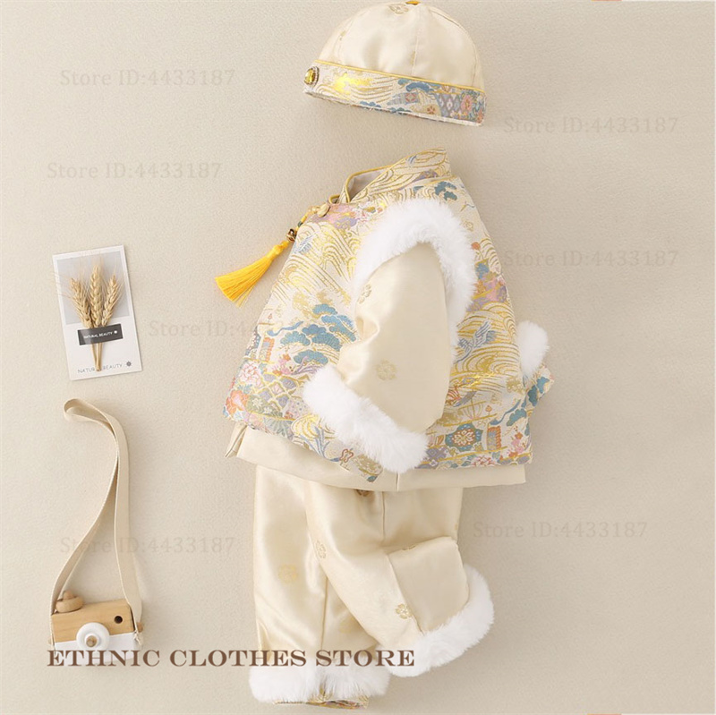 Winter Clothing Baby - Boys Baby Hundred Days Tang Suit