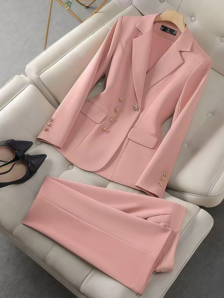 Winter Clothing Kit - 2Pcs Women's Temperament Set Long Sleeved