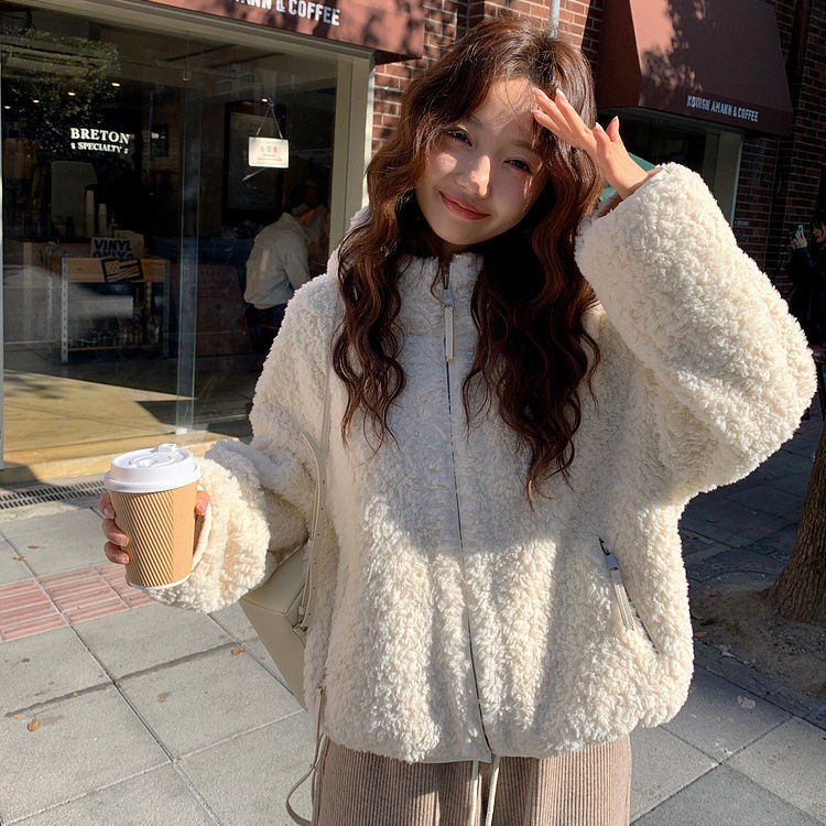 Quality Winter Clothing Jacket - Lamb Wool Jacket Korean Dongdaemun High