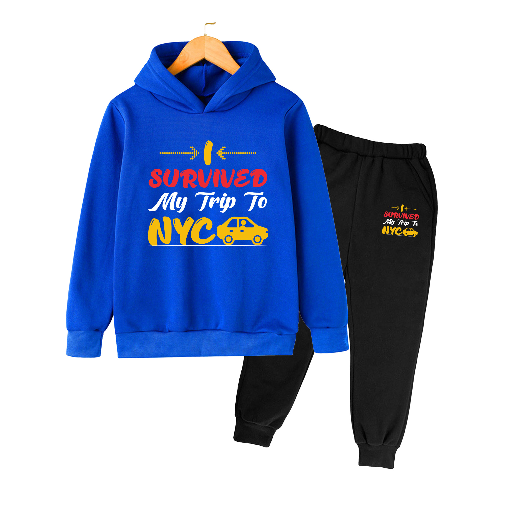 Winter Clothing Nyc - Kids Hoodie & Sweatpants Set, I
