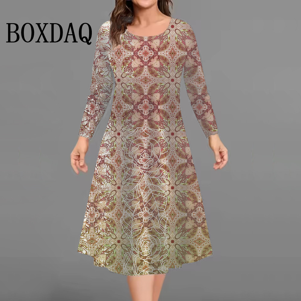 Winter Clothing Plus Size - New Fashion Elegant Women Dresses Autumn