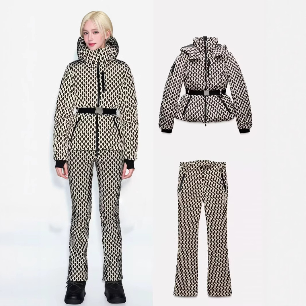 Winter Clothing For Sale - Winter Two Piece Skiing Set Hooded