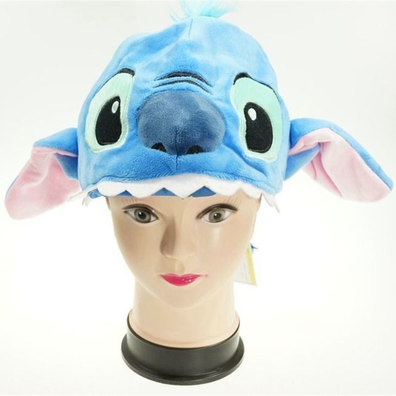 Winter Clothing Anime - Cartoon Anime Stitch Plush Hat Winnie