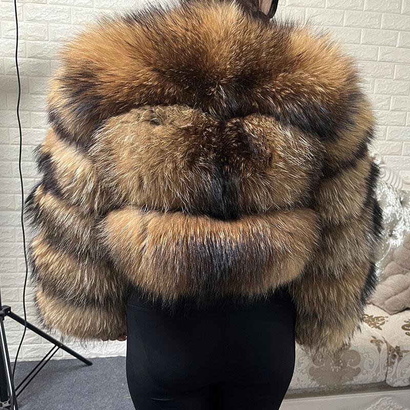 Plus Size Tops Brown Fur Maoma - Winter Clothing Plus Size recension och pris