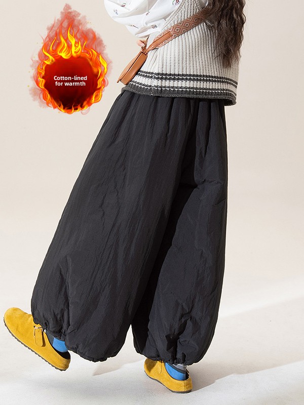 Winter Thickened Wide Leg Lant - Winter Clothing Plus Size recension och pris
