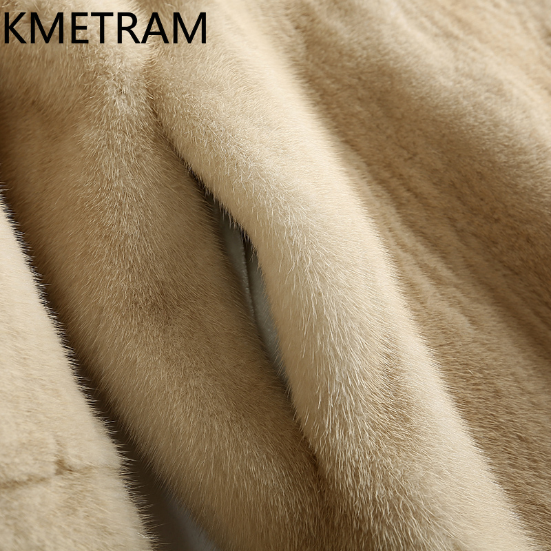 KMETRAM 100% Whole Mink Fur Ja - Quality Winter Clothing Jacket recension och pris