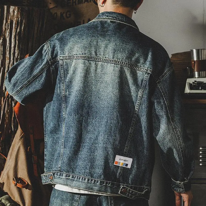 Trendy Loose Denim Jackets Man - Quality Winter Clothing Jacket recension och pris