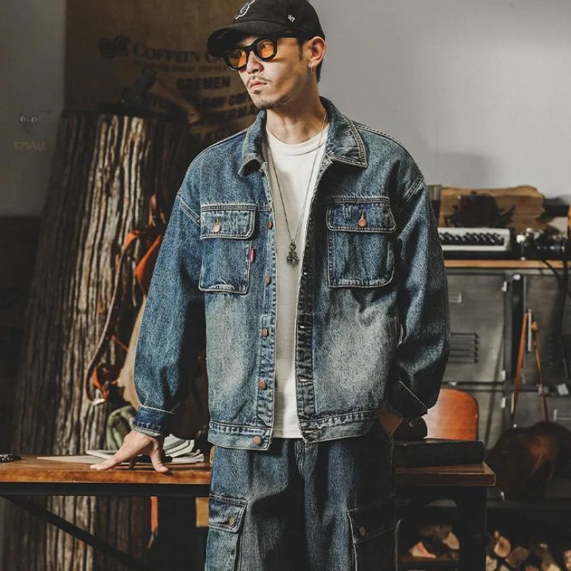 Trendy Loose Denim Jackets Man - Quality Winter Clothing Jacket recension och pris