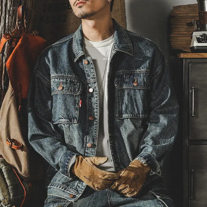 Trendy Loose Denim Jackets Man - Quality Winter Clothing Jacket recension och pris