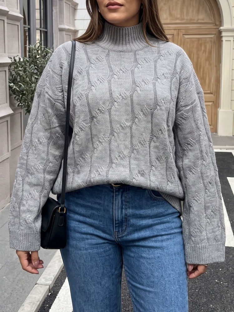 Women's Plus Size Casual Knitt - Winter Clothing Plus Size recension och pris