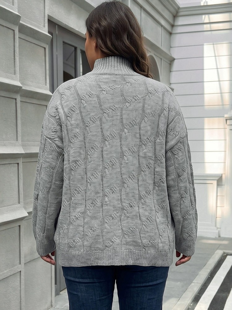 Women's Plus Size Casual Knitt - Winter Clothing Plus Size recension och pris