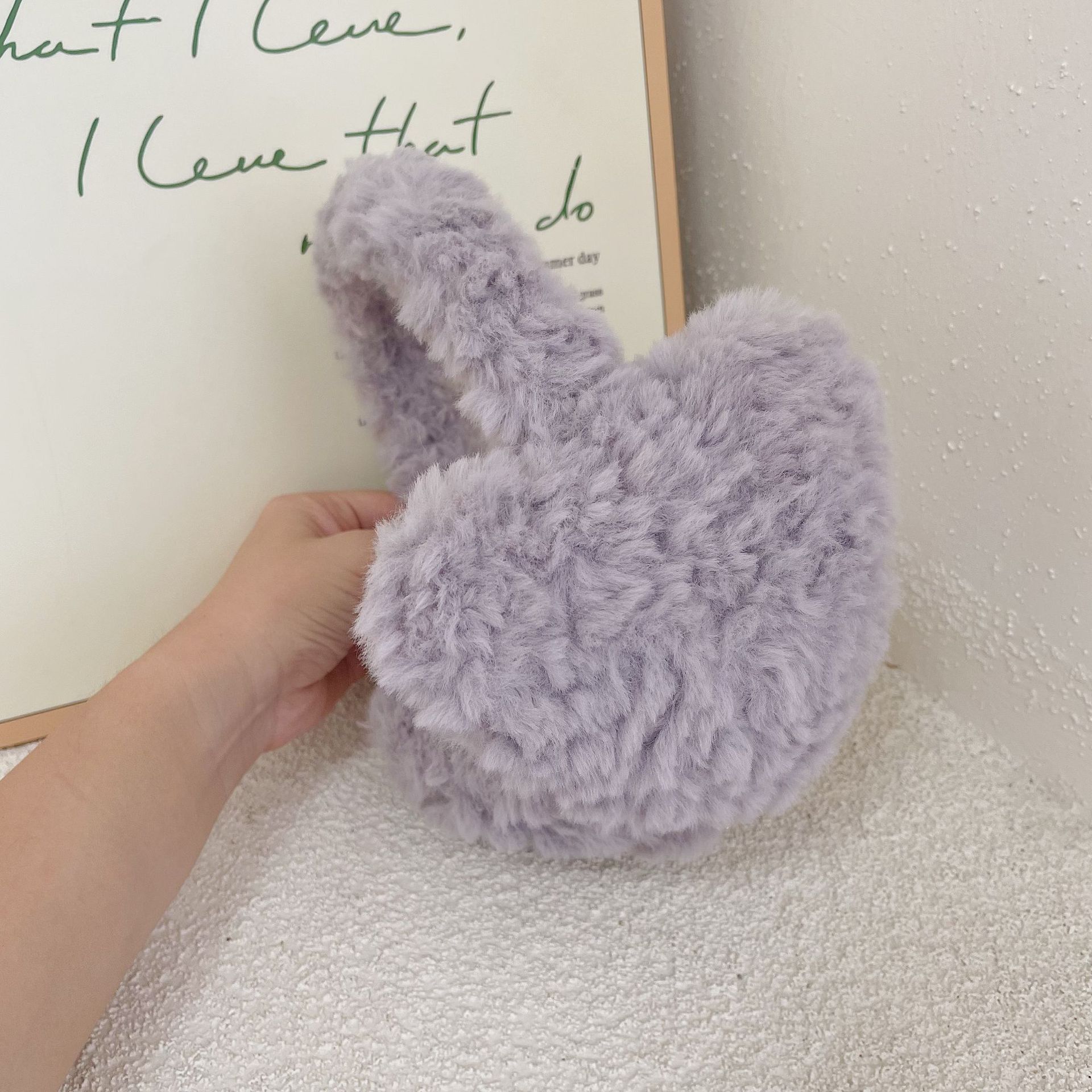 Heart Lambswool Plush Earmuffs - Winter Clothing Earmuffs recension och pris