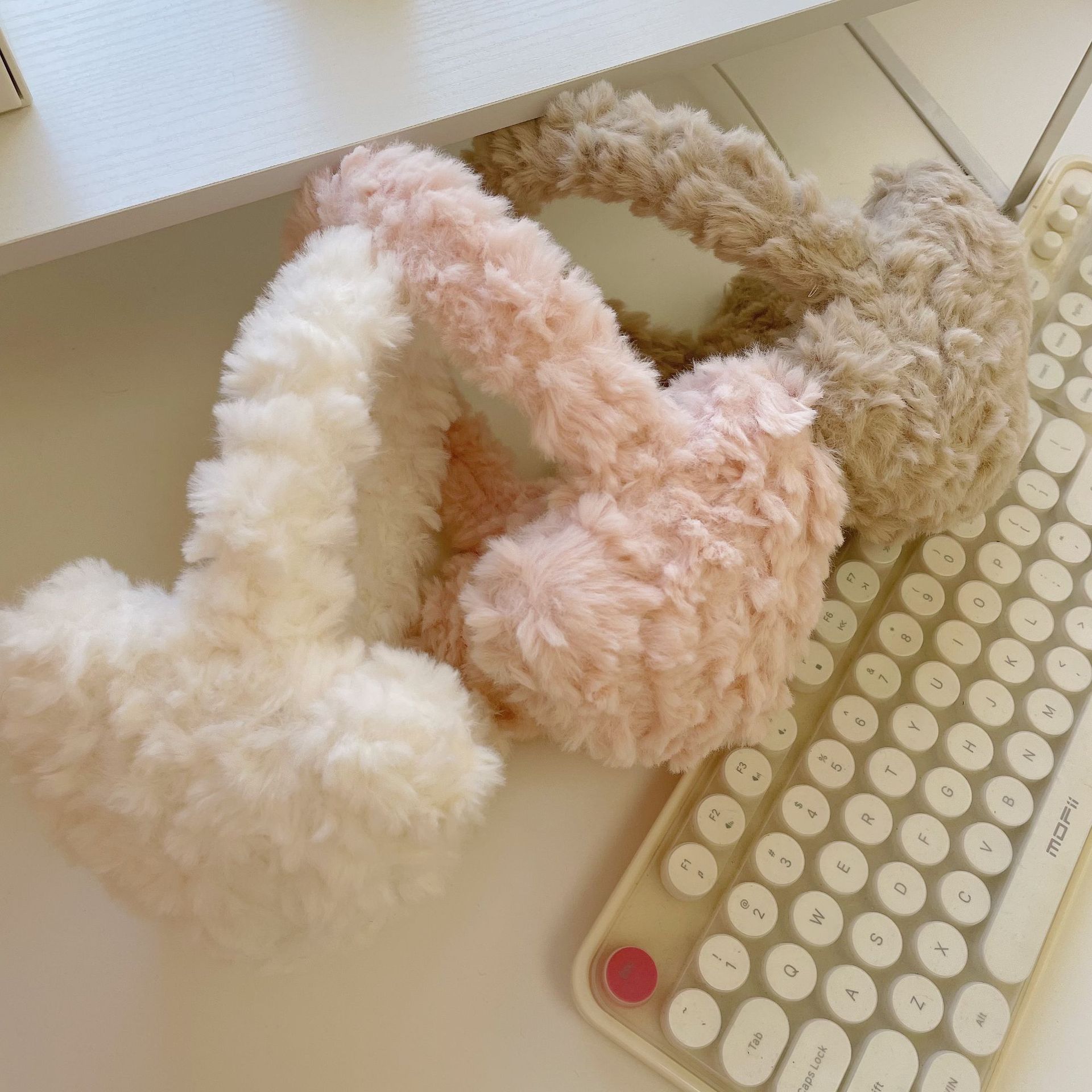 Heart Lambswool Plush Earmuffs - Winter Clothing Earmuffs recension och pris