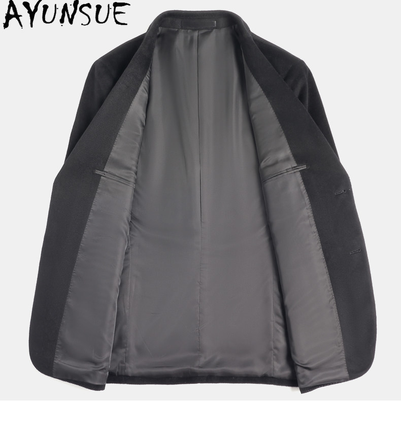 AYUNSUE 80% Wool Coats Men Clo - Quality Winter Clothing Jacket recension och pris
