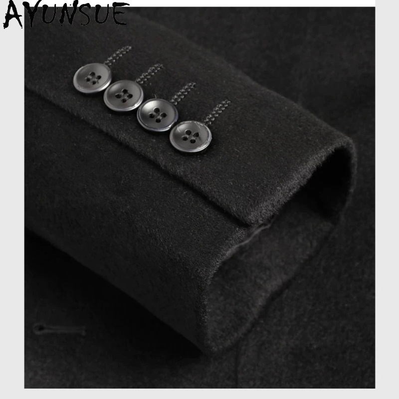 AYUNSUE 80% Wool Coats Men Clo - Quality Winter Clothing Jacket recension och pris
