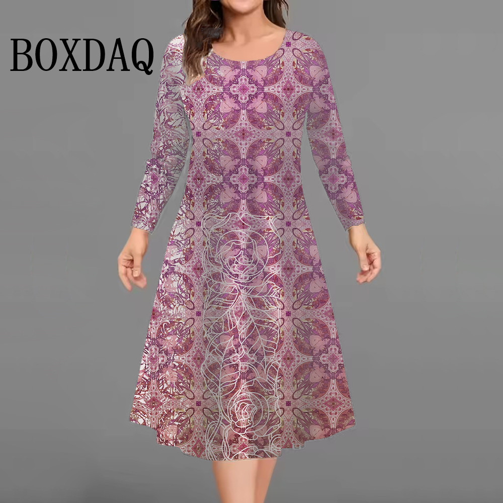 New Fashion Elegant Women Dres - Winter Clothing Plus Size recension och pris