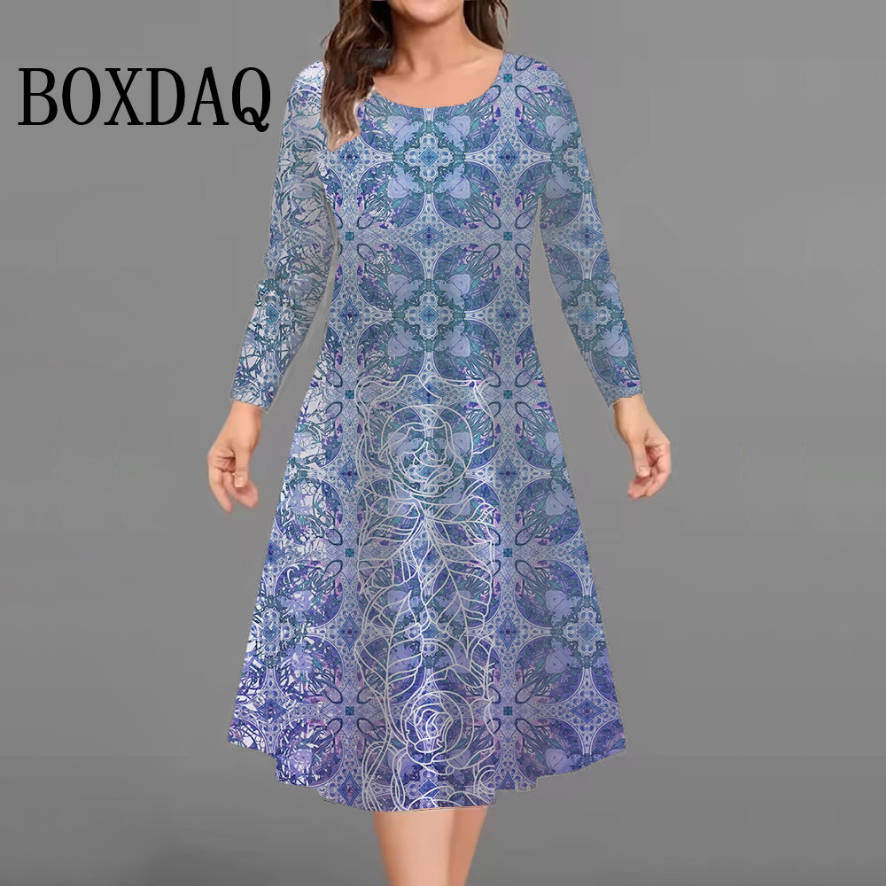 New Fashion Elegant Women Dres - Winter Clothing Plus Size recension och pris