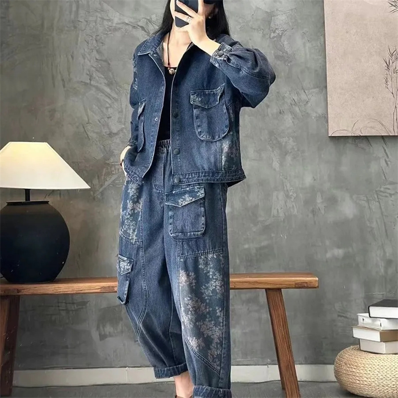 2025 Autumn Denim jacket Suits - Winter Clothing For Sale recension och pris