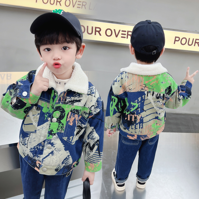 Kids Baby Warm Denim Jacket Pa - Winter Clothing Activities For Toddlers recension och pris