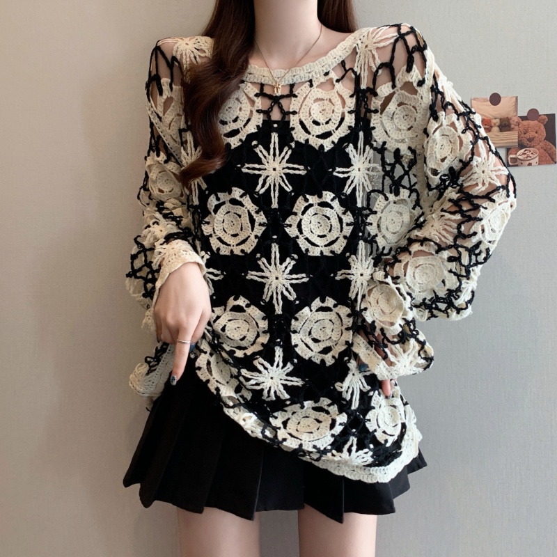 Casual Long Sleeve Pullover El - Winter Clothing Plus Size recension och pris