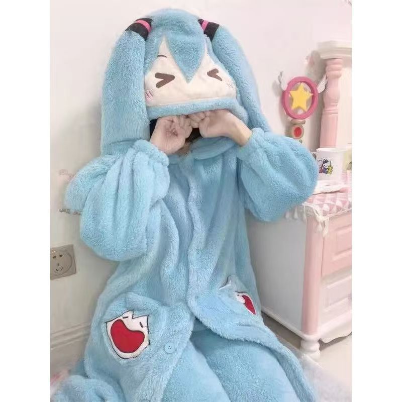 Miku Anime Pajamas Cute Winter - Winter Clothing Anime recension och pris