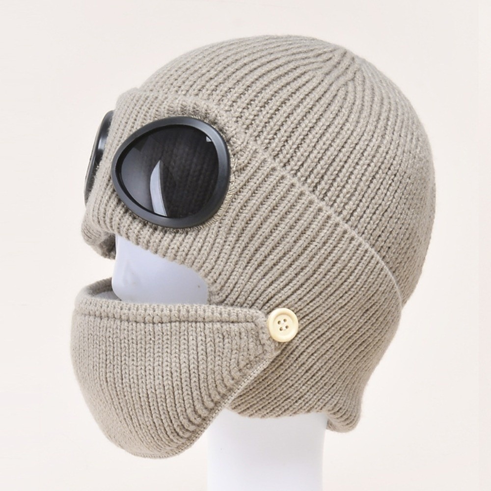 Fleece-lined Warm Woolen Hat w - Winter Clothing Earmuffs recension och pris