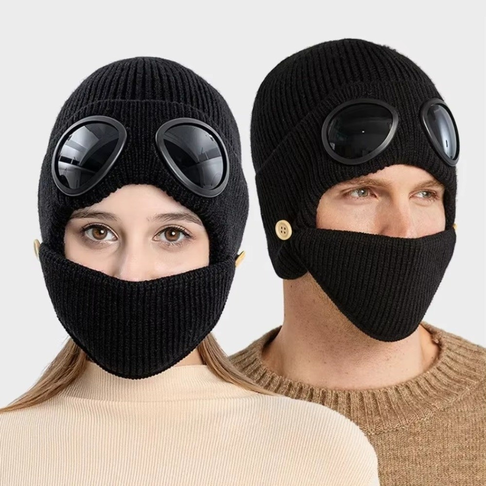 Fleece-lined Warm Woolen Hat w - Winter Clothing Earmuffs recension och pris