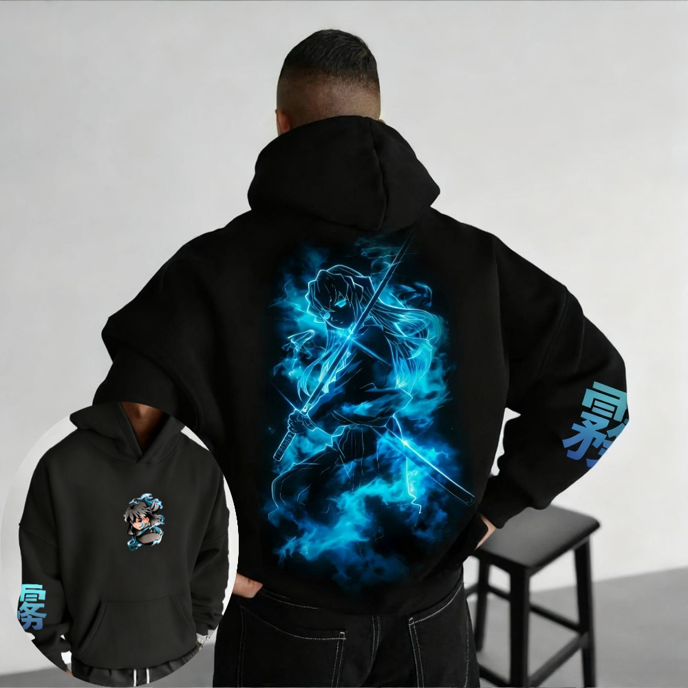 Demon Slayer Men's Hoodie Swea - Winter Clothing Anime recension och pris