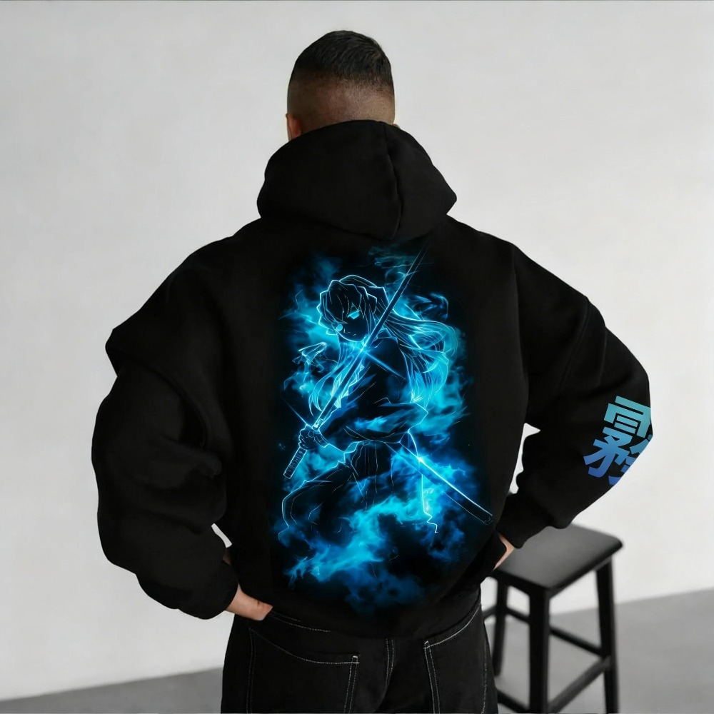 Demon Slayer Men's Hoodie Swea - Winter Clothing Anime recension och pris