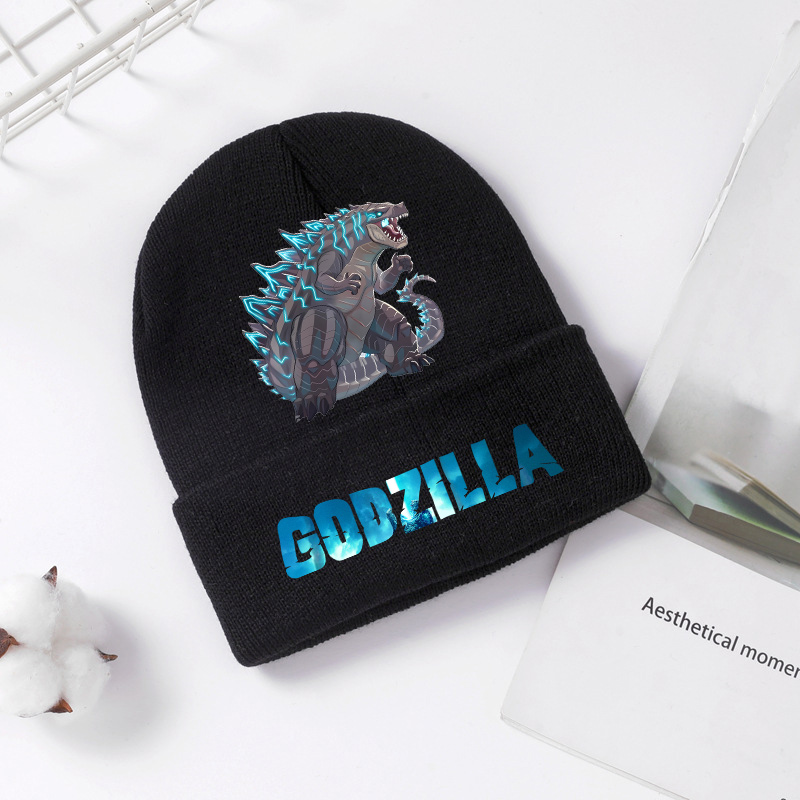 Godzilla Knitted Hat Winter Sp - Winter Clothing For Boys recension och pris
