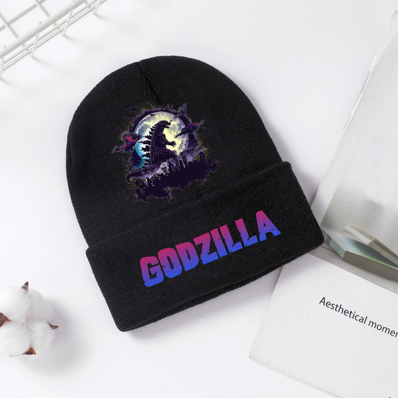 Godzilla Knitted Hat Winter Sp - Winter Clothing For Boys recension och pris