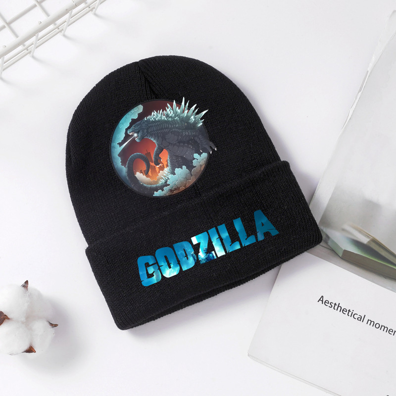 Godzilla Knitted Hat Winter Sp - Winter Clothing For Boys recension och pris