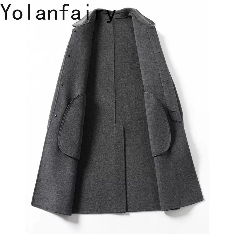 YOLANFAIRY 95% Wool Coats for  - Quality Winter Clothing Jacket recension och pris
