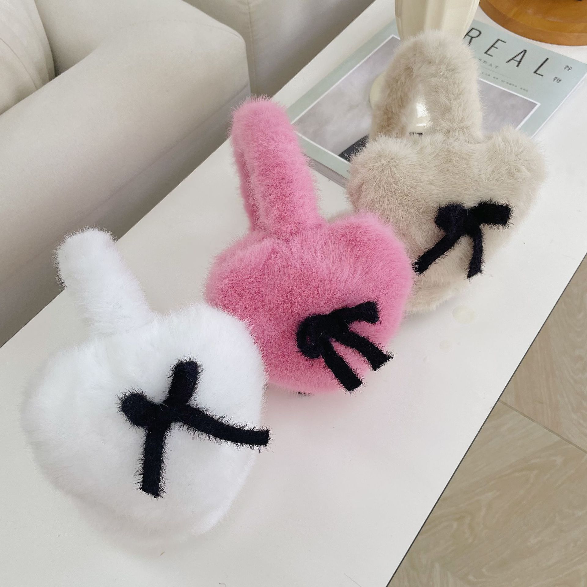 2025 Popular Bow-knot Heart Ea - Winter Clothing Earmuffs recension och pris