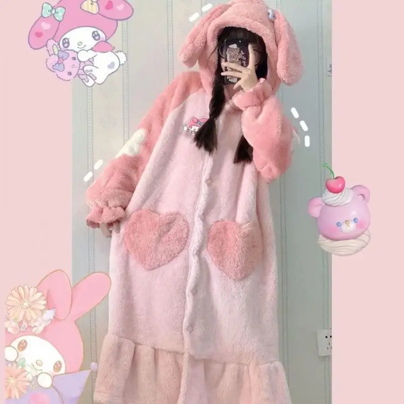 2Pcs Hello Kittys Plush Pajama - Winter Clothing Kit recension och pris